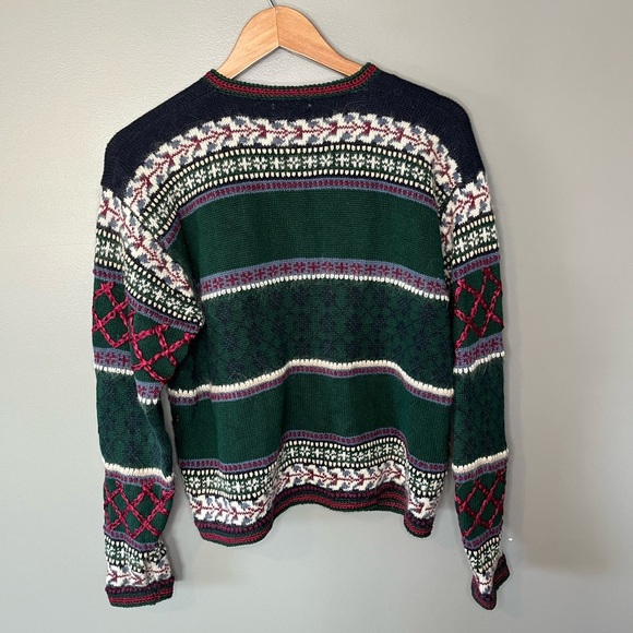 Christopher & Banks x Vintage Hand Embroidered Holiday Cardigan - Picture 3 of 11